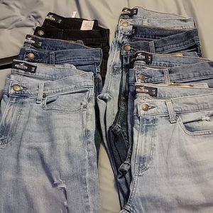 Hollister jeans 32×32 every color 1 pair are 33×32